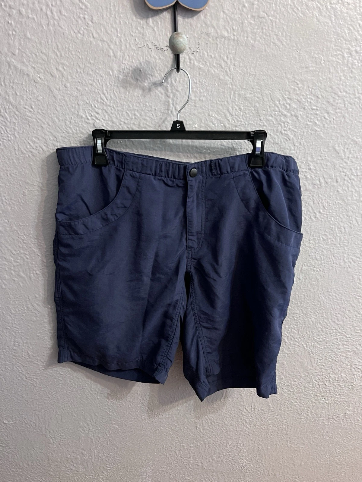 KAVU Blue Shorts Mens Size Medium Pockets Without Belt