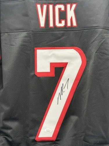 Michael Vick Signed #7 Atlanta Falcons NFL Jersey JSA COA 4x Pro Bowl QB