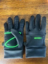 HEAD Kids Touchscreen Gloves. Medium 6-10 Black