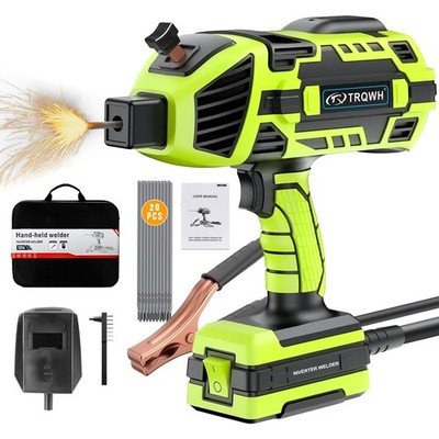 TRQWH Portable Welding Machine 110V ARC Handheld Welder IGBT Inverter Green 