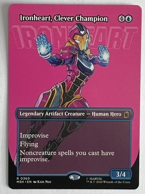 MTG - Marvel Super Heroes Ironheart, Clever Champion Logo Card 0360 Non-Foil
