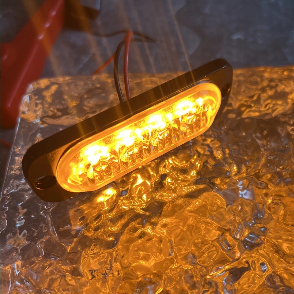 20pcs New Upgraded 12V-24V Universal LED Light for Truck Car-Amber/Red/White - Image 2 of 4