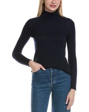 Sofiacashmere Turtleneck Wool & Cashmere-Blend Sweater Women's