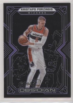 2021-22 Panini Obsidian Electric Etch Purple 63/99 Kristaps Porzingis #129 0u72