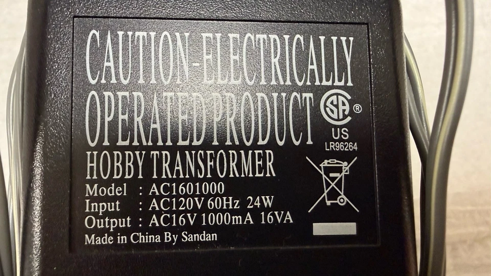 CONTROLADOR DE VELOCIDAD DE PISTA CALIBRE BACHMANN N HO 46605A + TRANSFORMADOR fuente de alimentación de aire acondicionado Foto 4 de 4