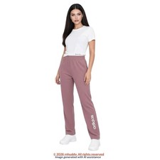 NWT Adidas S linear french terry pants in warm clay