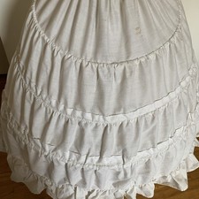 CRINOLINE 4 Rib HOOP PETTICOAT SKIRT- REENACTMENT COSTUME