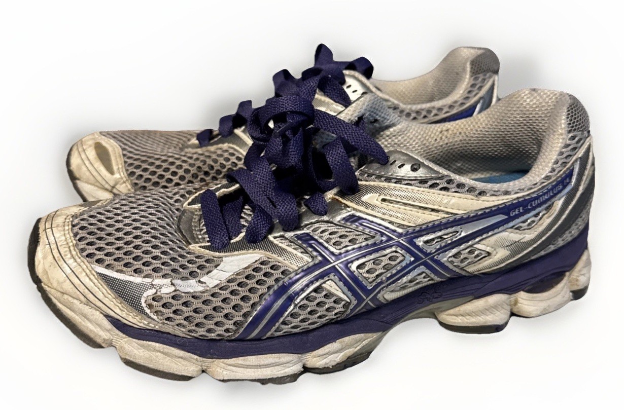 ASICS Gel Cumulus 14 Women’s Running Shoes Size 8 Silver Blue Athletic Sneakers thumbnail 3