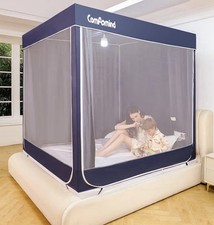 NEW Comfomind Full Bed Tent Canopy Privacy Sleeping Indoor Kids Adult Blackout