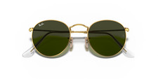 New RAY-BAN Round Metal Sunglasses RB 3447 Arista Gold 50-21-145 w/ case RB3447