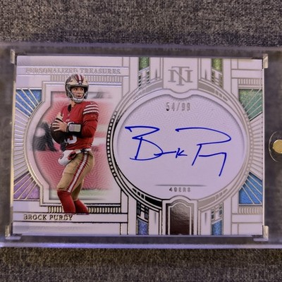 2023 Panini National Treasures - Personalized Treasures Brock Purdy /99 