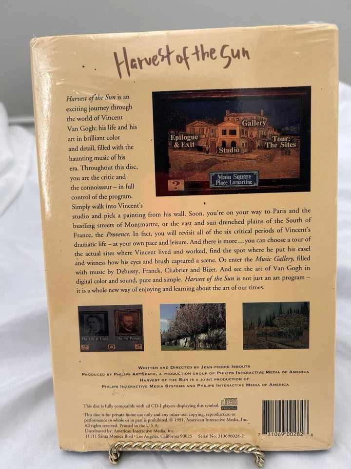 Disco compacto interativo Haven’t Of The Sun Vincent Van Gogh - Imagem 2 de 3