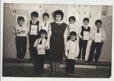 1970s ARMENIAN School Photo Class Students Mother Tongue Book DIASPORA