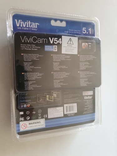 Cámara Vivitar Vivicam V54 - Nueva y precintada - Imagen 2 de 2