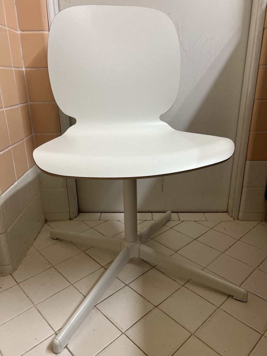 IKEA Svenbertil Baltsar Swivel Chair White Adjustable Home Office