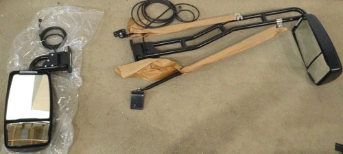 ROSCO F59 BUS MIRRORS OVERHANG HEATED MOTORIZED NYLON SPINE HEADS 815NOGH 8X15"