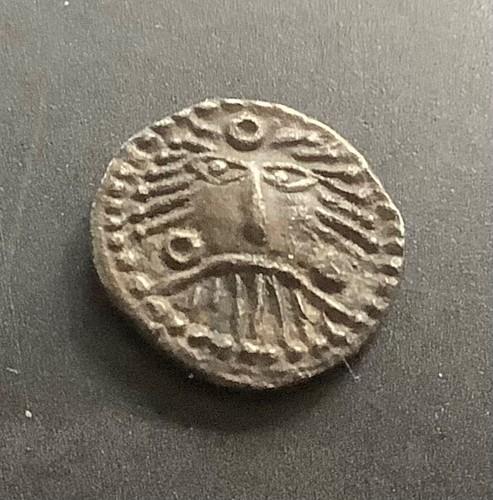 Anglo Saxon Silver Sceat Series X Wodan Head - Picture 2 of 3