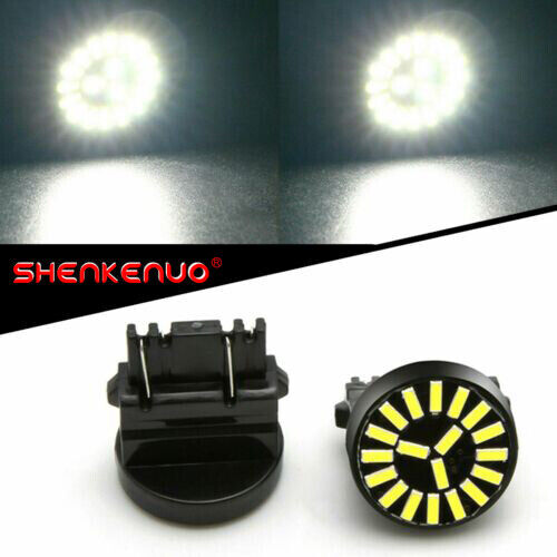 3157 LED Backup Reverse Light Bulbs 6000K LED White Bright Plug&Play 2x - Picture 1 of 11