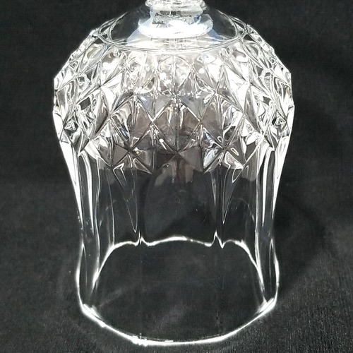 Cristal D'Arques-Durand Longchamp bicchiere da vino trasparente 61/2" soffiato a mano 53/4 oz Francia - Foto 3 di 8