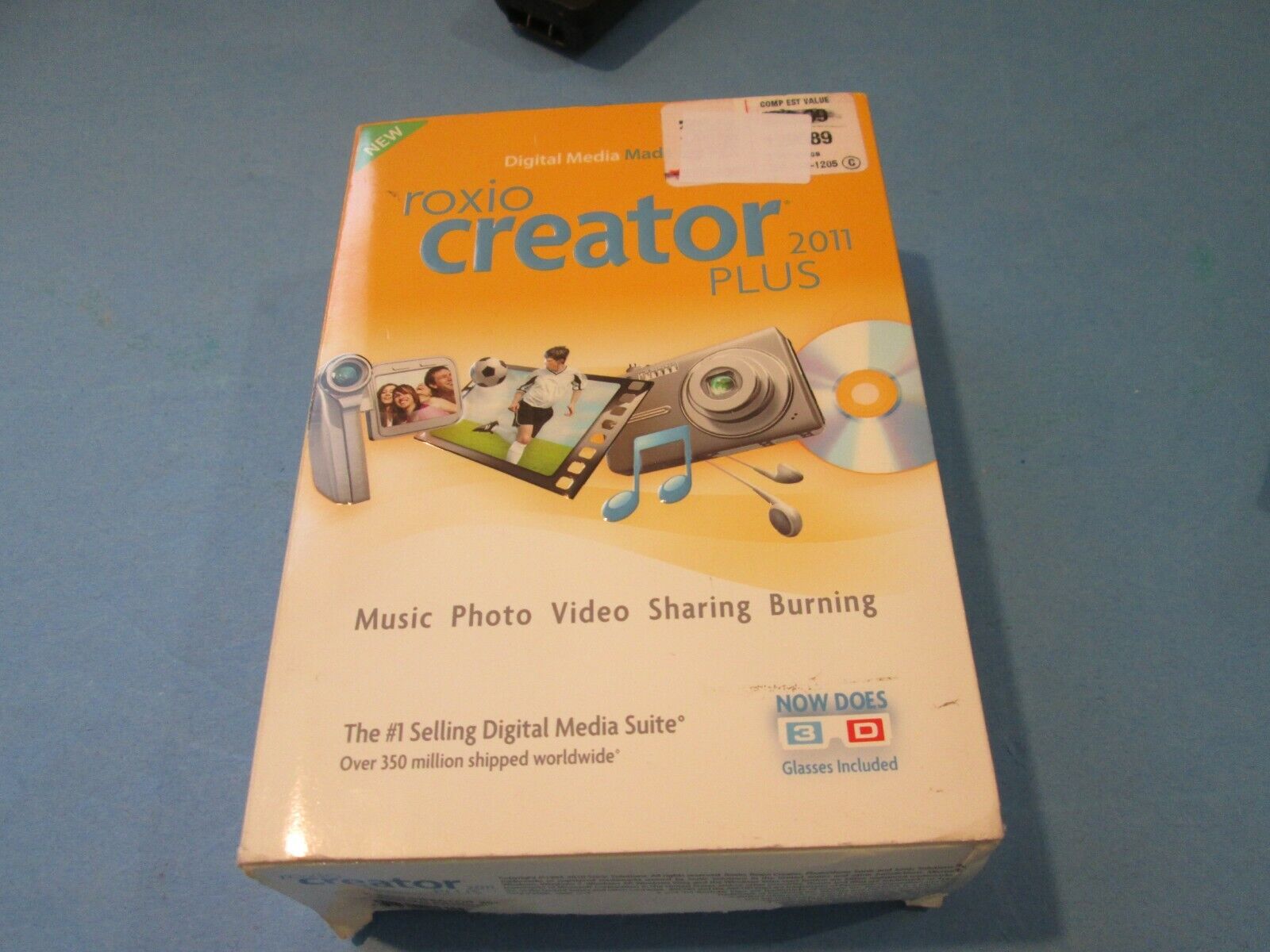 Roxio Creator 2011 Plus w/ Manual PC DVD manage music photos video media suite