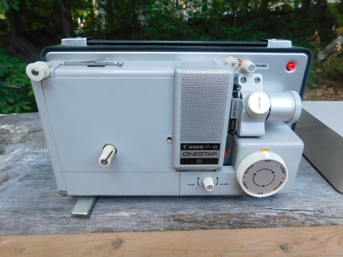 Canon P-8 CINESTAR S Dual 8 Varispeed Movie Projector | eBay Canon P-8 CINESTAR S Dual 8 Varispeed Movie Projector | eBay