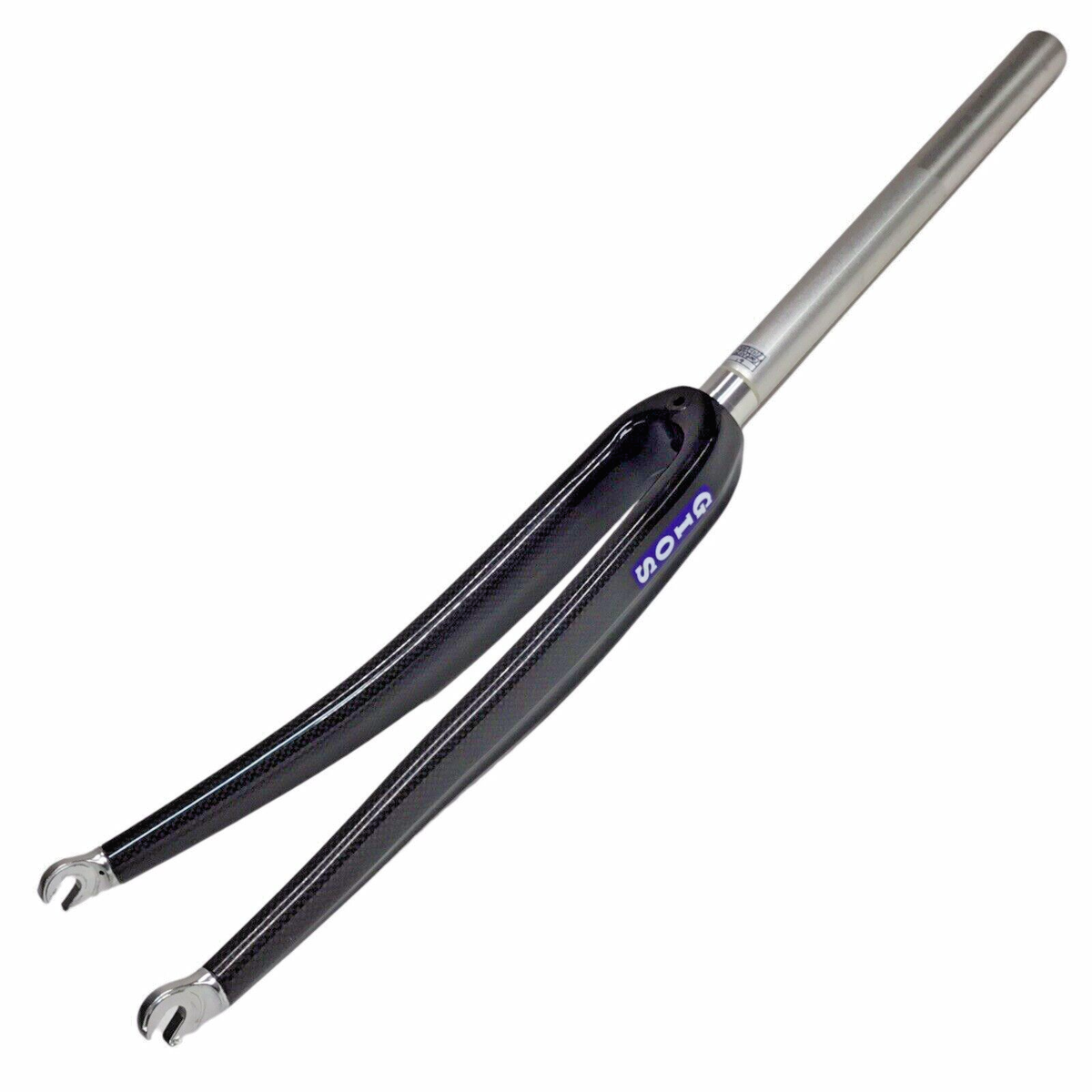Gios Carbon 700c Road Fork 1 1/8” Straight Alloy Steer 45mm Gios Carbon 700c Road Fork 1 1/8” Straight Alloy Steer 45mm