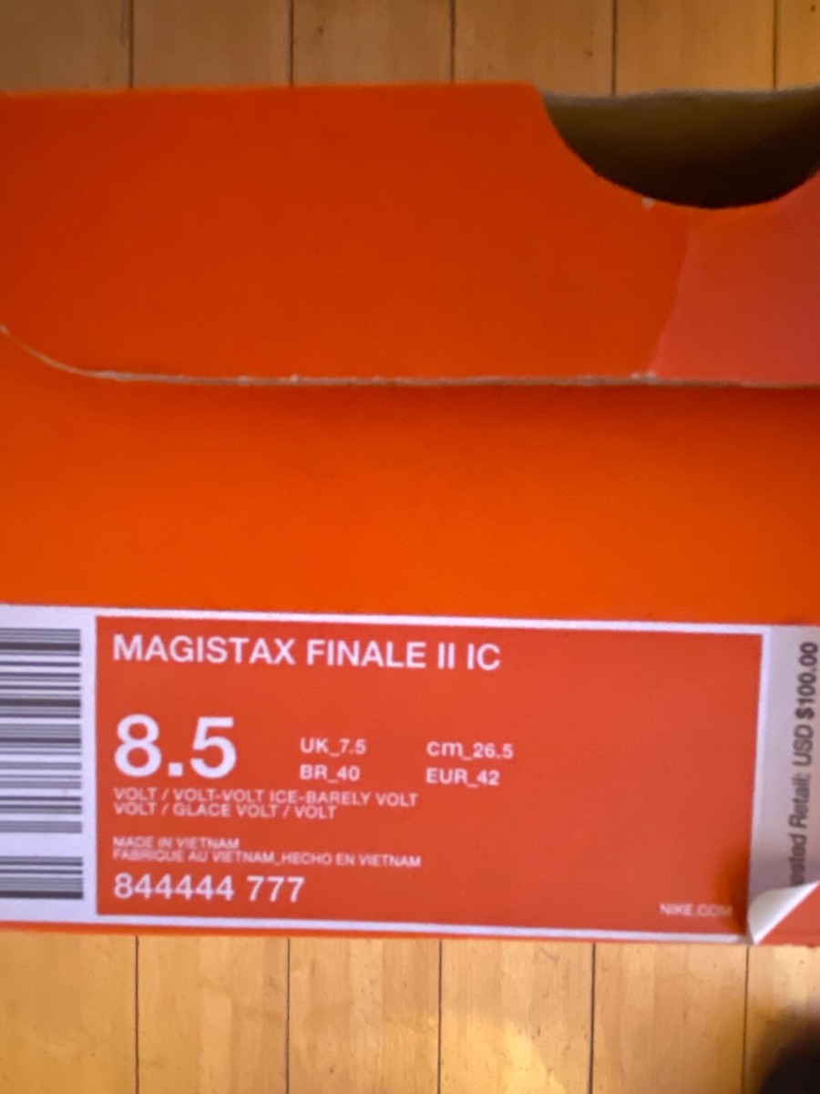 Nike MagistaX Finale II IC (Black/White/Hyper Orange) [US8.5] | eBay