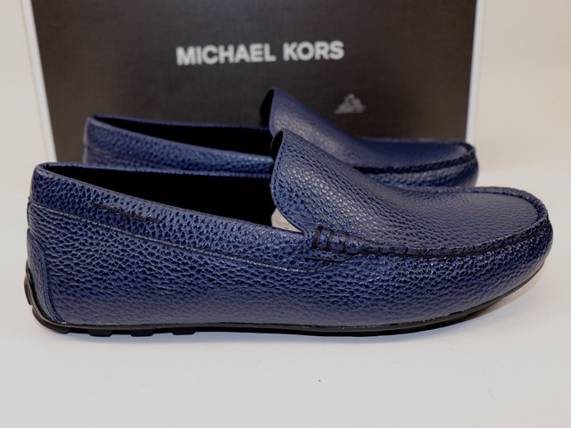 michael kors slip on mens blue