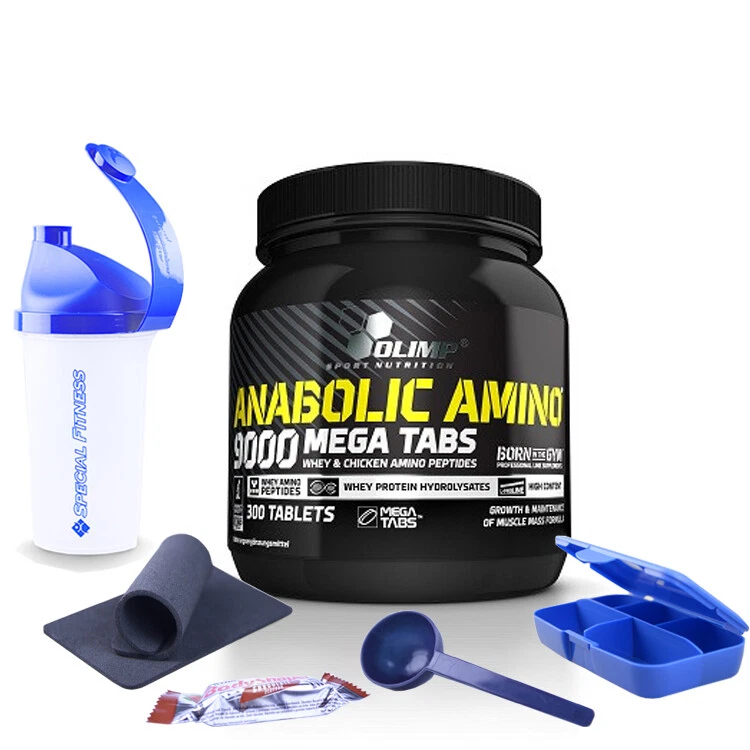 41,88€/kg ++ Olimp Amino 9000 Mega Tabs, 300 Tabletten ++ - Bild 1 von 1