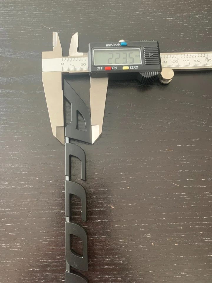 Placa de identificación trasera ACCORD negra mate insignia emblema deportivo para tapa maletero Honda Foto 3 de 3