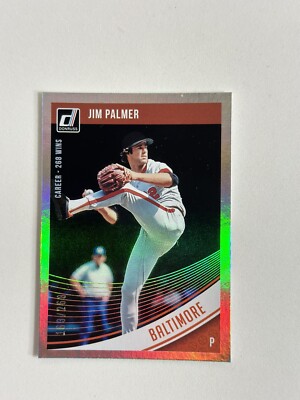 2018 Panini Donruss - Stat Line Career Color #65 Jim Palmer /268 Orioles HOF