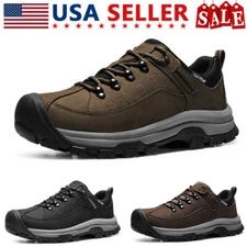 NORTIV 8 Men's Waterproof Hiking Shoes Non-Slip Trekking Trail Lightweight Shoes