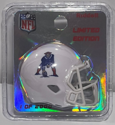 Riddell pocket pro football helmet New England Patriots SPEED in ...
