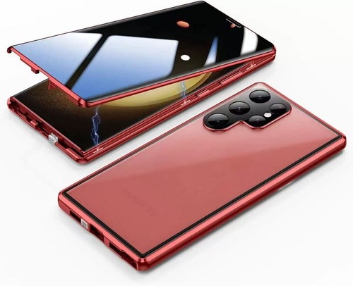 360° Adsorption Anti Spy Privacy Double Tempered Glass Magnetic Phone Case Cover - Picture 31 of 32