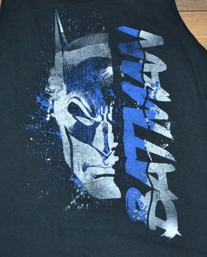Batman Tank Top Mens Officially Licensed DC Comics Sleeveless TShirt