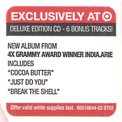 India.arie - SONGVERSATION USA CD Deluxe Edition 22 Tracks
