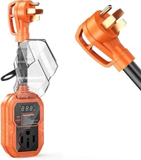 18000J RV Surge Protector 50 Amp with Smart LED Display, RV Circuit Analyzer Wat