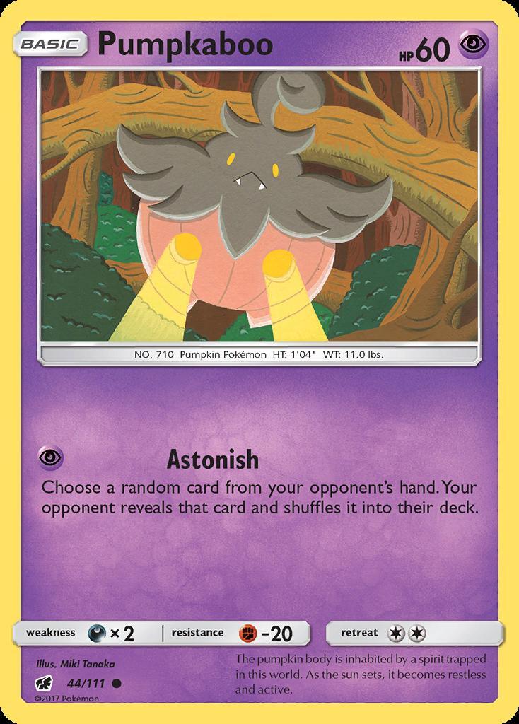 Pokemon Pumpkaboo (44/124) Crimson Invasion NM
