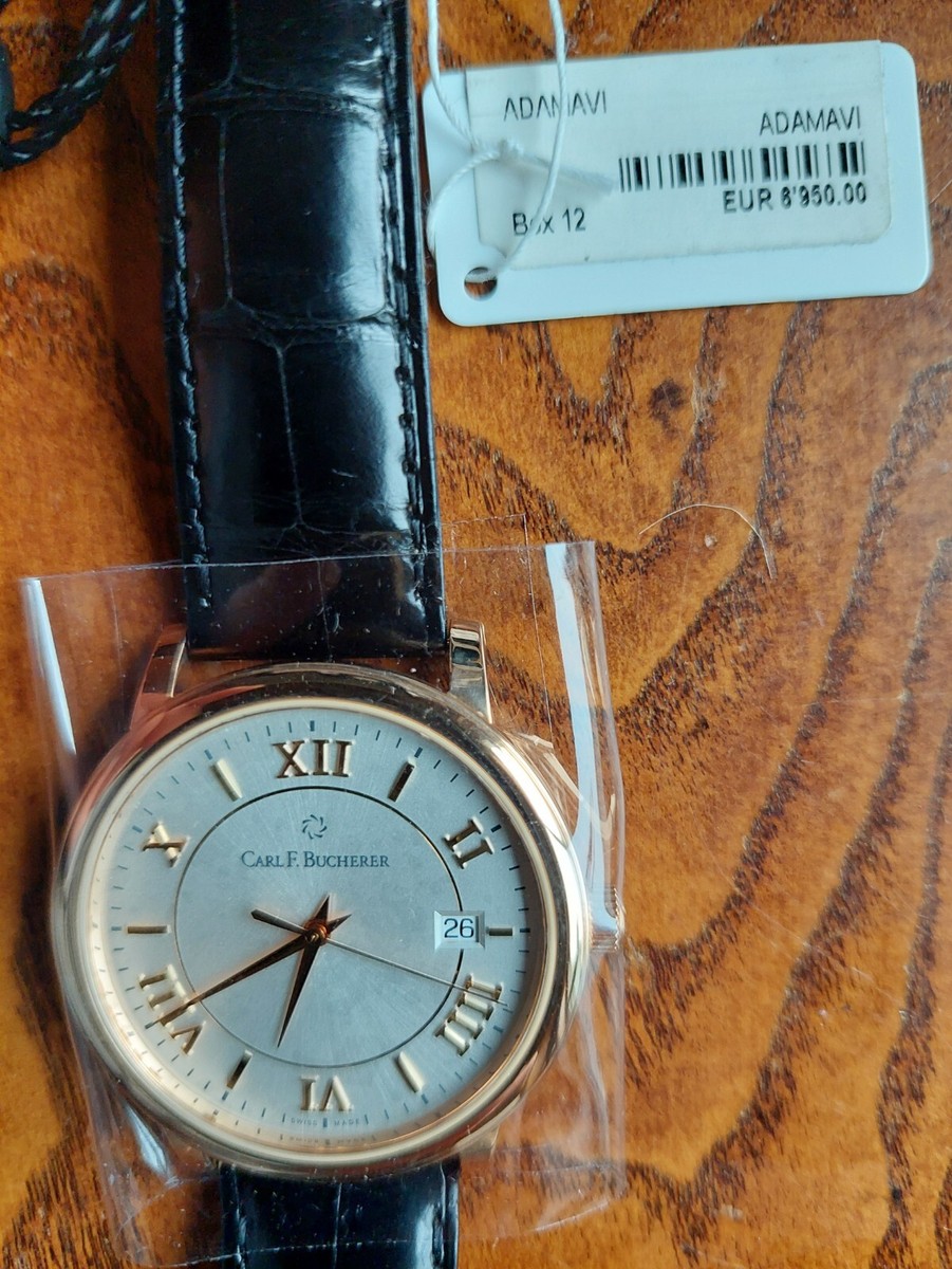 Carl F. Bucherer Adamavi 39mm Automatic Silver Dial Men's 18K Gold