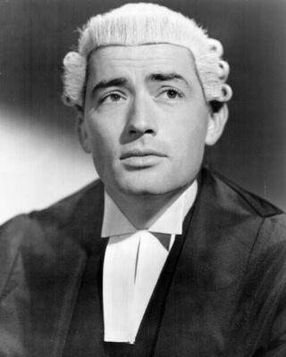 Gregory Peck wears barrister wig & robe 1947 The Paradine Case Poster 24x30