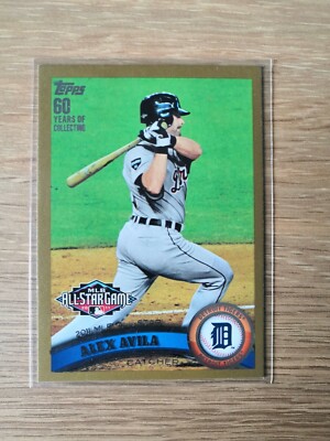 Alex Avila Detroit Tigers 2011 Topps Update Baseball Gold Parallel #/2011