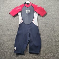 Body Glove Pro 3 2:1 Spring Suit Wetsuit Juniors Size 8 Red Black