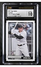 2021 Topps Update 1992 Redux T92-27 Andrew Vaughn RC CSG 10 Gem Mint Pop 2