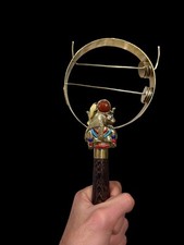 Powerful Sistrum for Goddess Sekhmet made in Egypt with Energy , Musical Sistrum