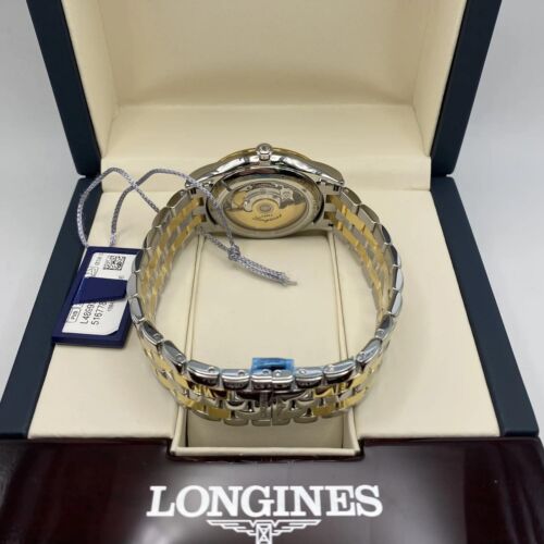Montre automatique Longines Flagship 38,5 mm jour-date acier cadran blanc - Photo 5 sur 6