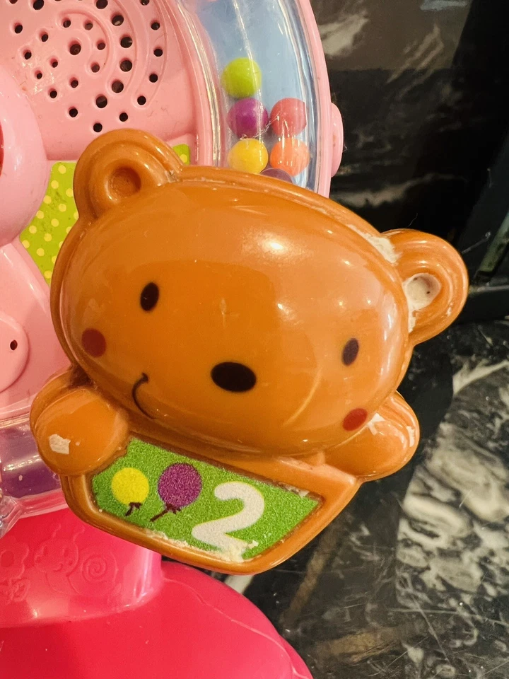 -V Tech/Lil Critters Spin Розовое Колесо обозрения Для Детского Высокого Стула - Изображение 3 из 4