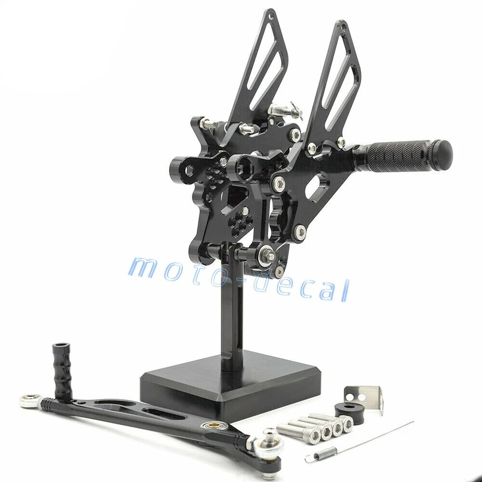 CNC para Yamaha YZF R6 2006 2007 2008 2009-2016 2015 juegos traseros estriberas juegos traseros Foto 2 de 4