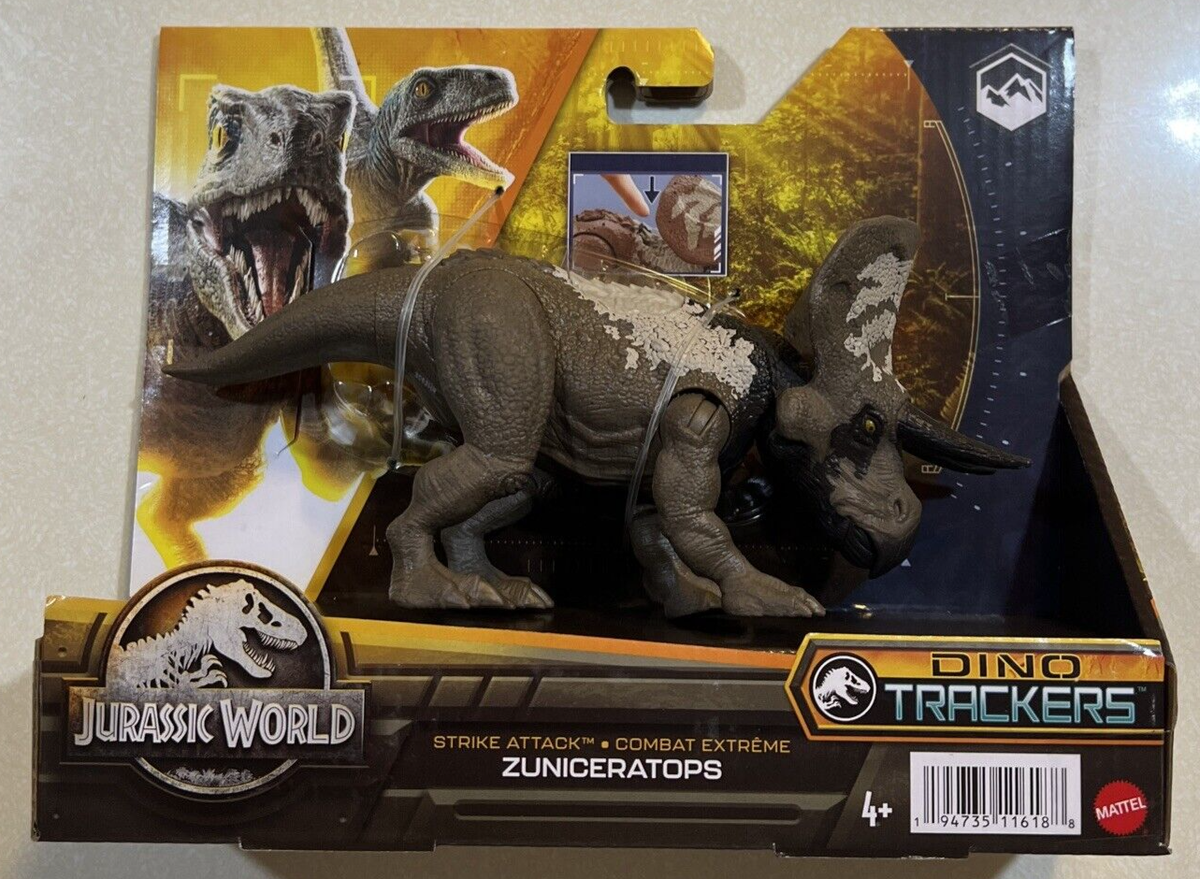 NEW 2023 Mattel Jurassic World Dino Trackers Strike Combat