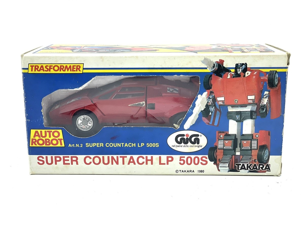 Takara Vintage Transformers G1 Diaclone Countach Sideswipe Takara Vintage Transformers G1 Diaclone Countach Sideswipe