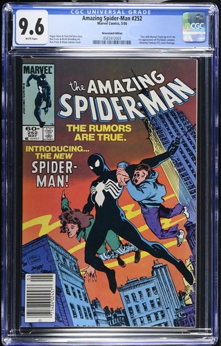 Amazing Spider-Man #252 (1984) 1st Black Costume Newsstand CGC 9.6 NY334